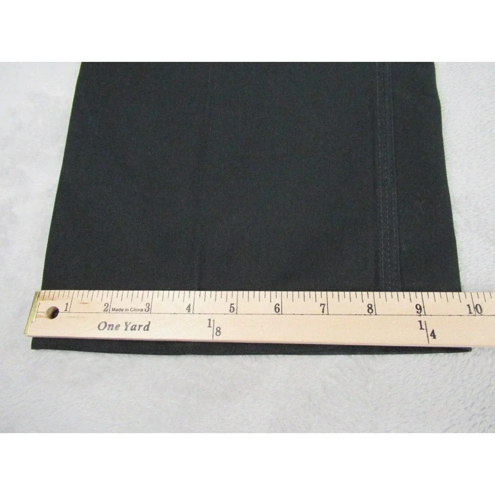 Carhartt Pants Men 42x32 Black Slacks Zip Fly Straight Twill Work Chino B290